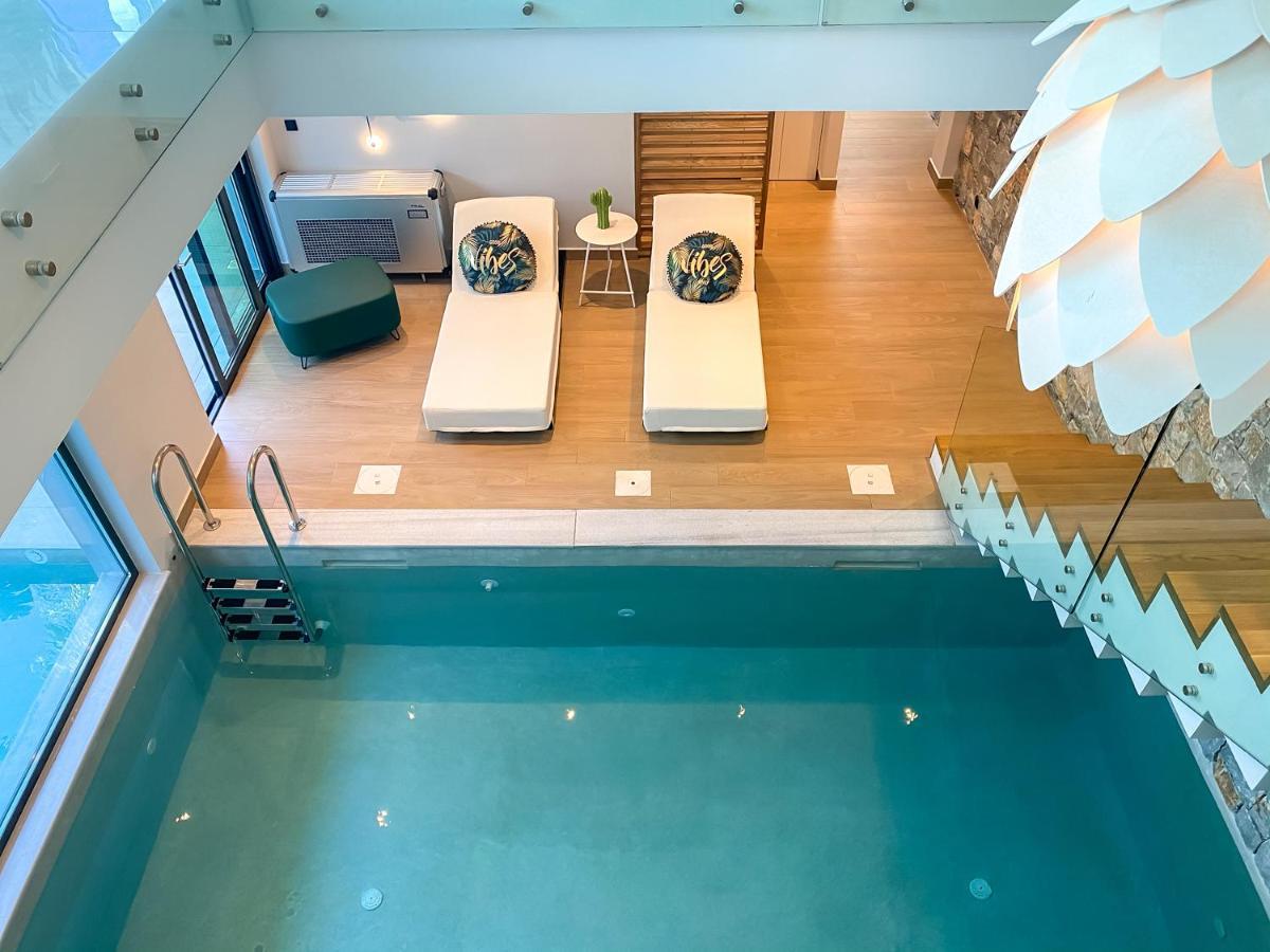 Villa Lydia I Superb Views, Two Pools, Next To The City Киссамос Экстерьер фото
