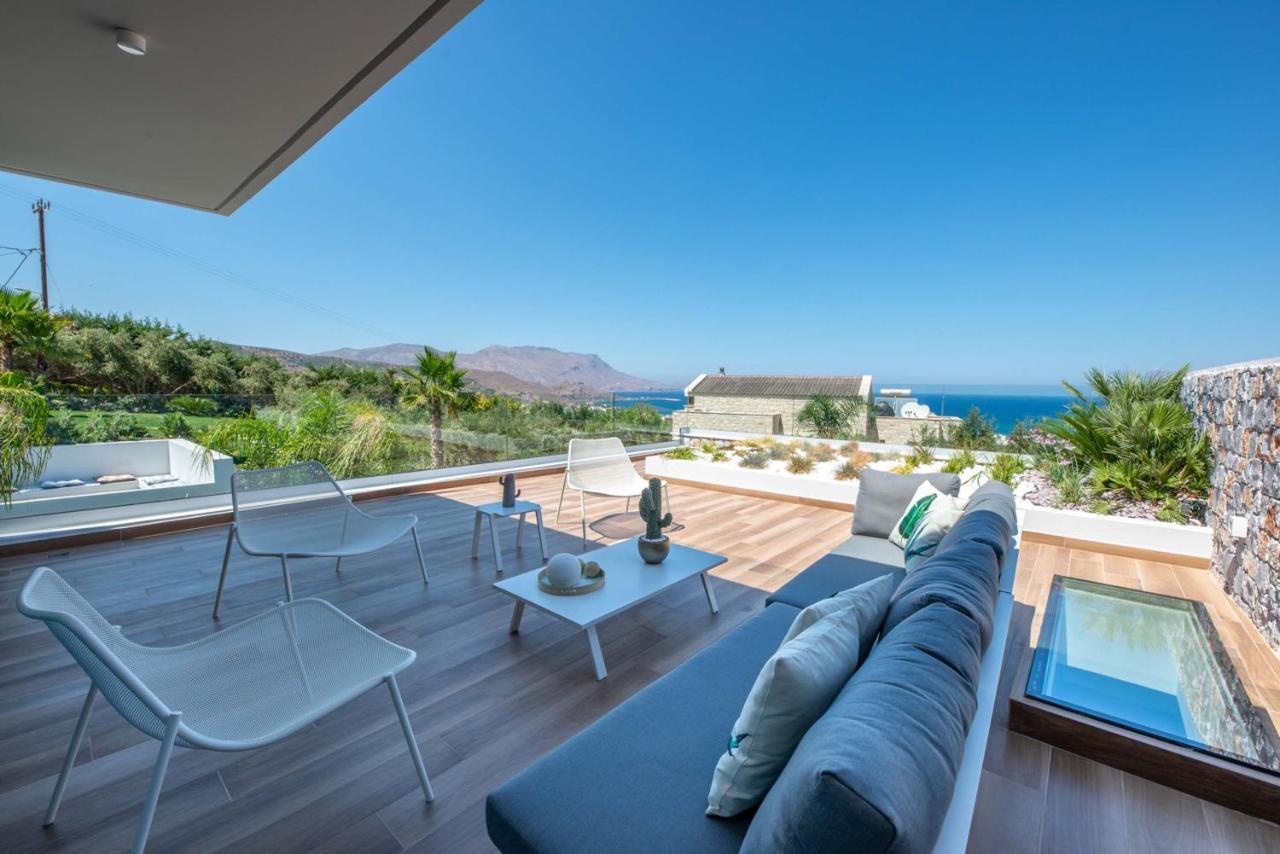 Villa Lydia I Superb Views, Two Pools, Next To The City Киссамос Экстерьер фото